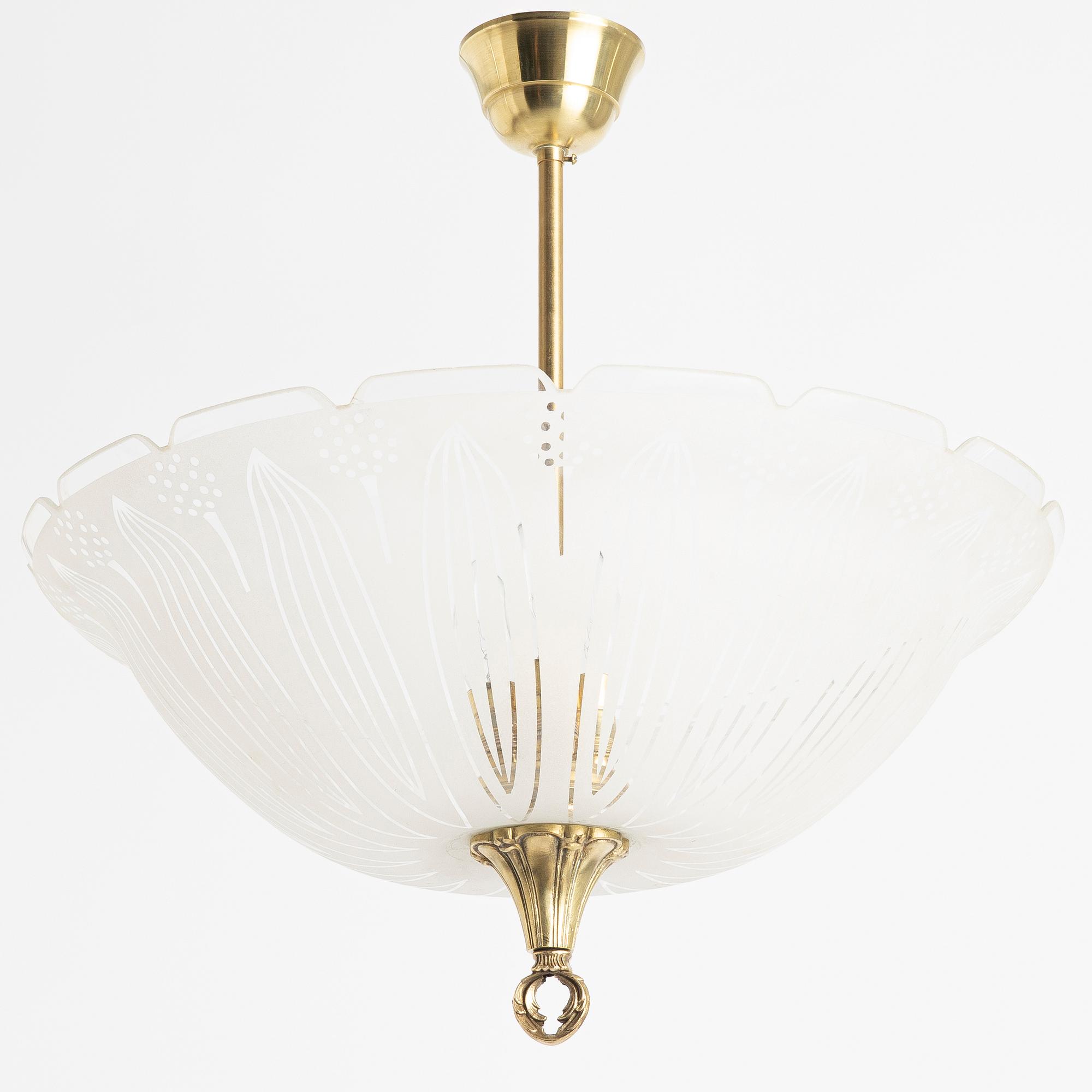Ceiling lamp, 20th century, mid-20th century.