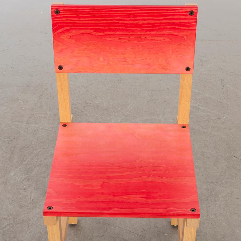 FREDRIK PAULSEN, "Röhsska"Designbaren, stol, Blå Station 2020, Stol 13/102.