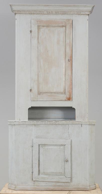 SKÅP, allmoge, gustaviansk stil, 1800-tal.