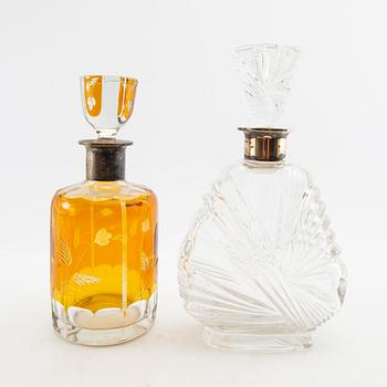 Carafes 4 pcs 1940s/50s.