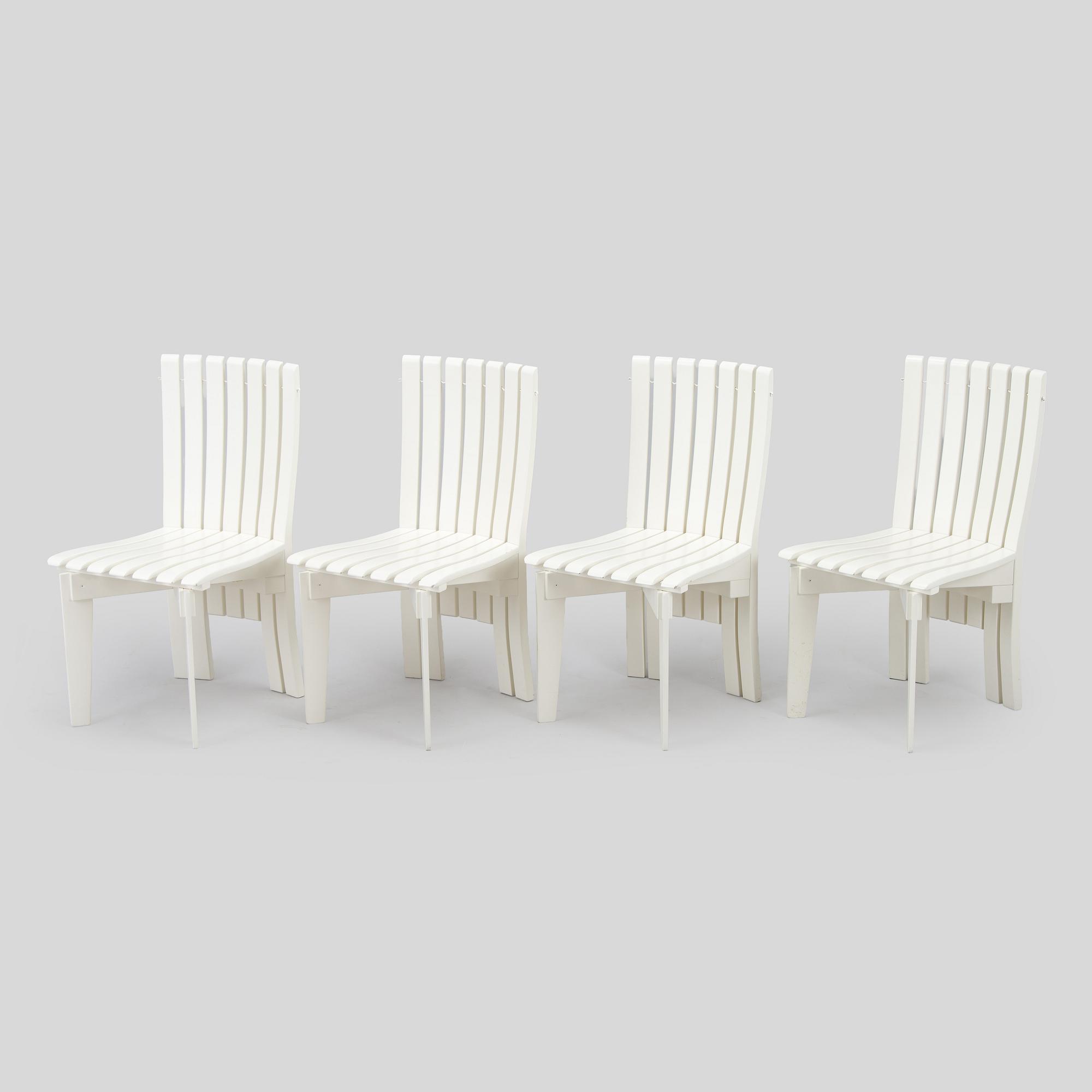 Alvar & Aino Aalto, trädgårdsmöblemang, 5 delar, "Aurinko"-serien, Artek, 2000-tal.