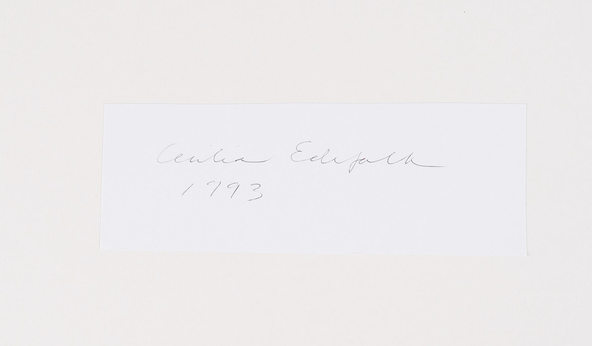 Cecilia Edefalk, "Självporträtt med Pistol", 1993.