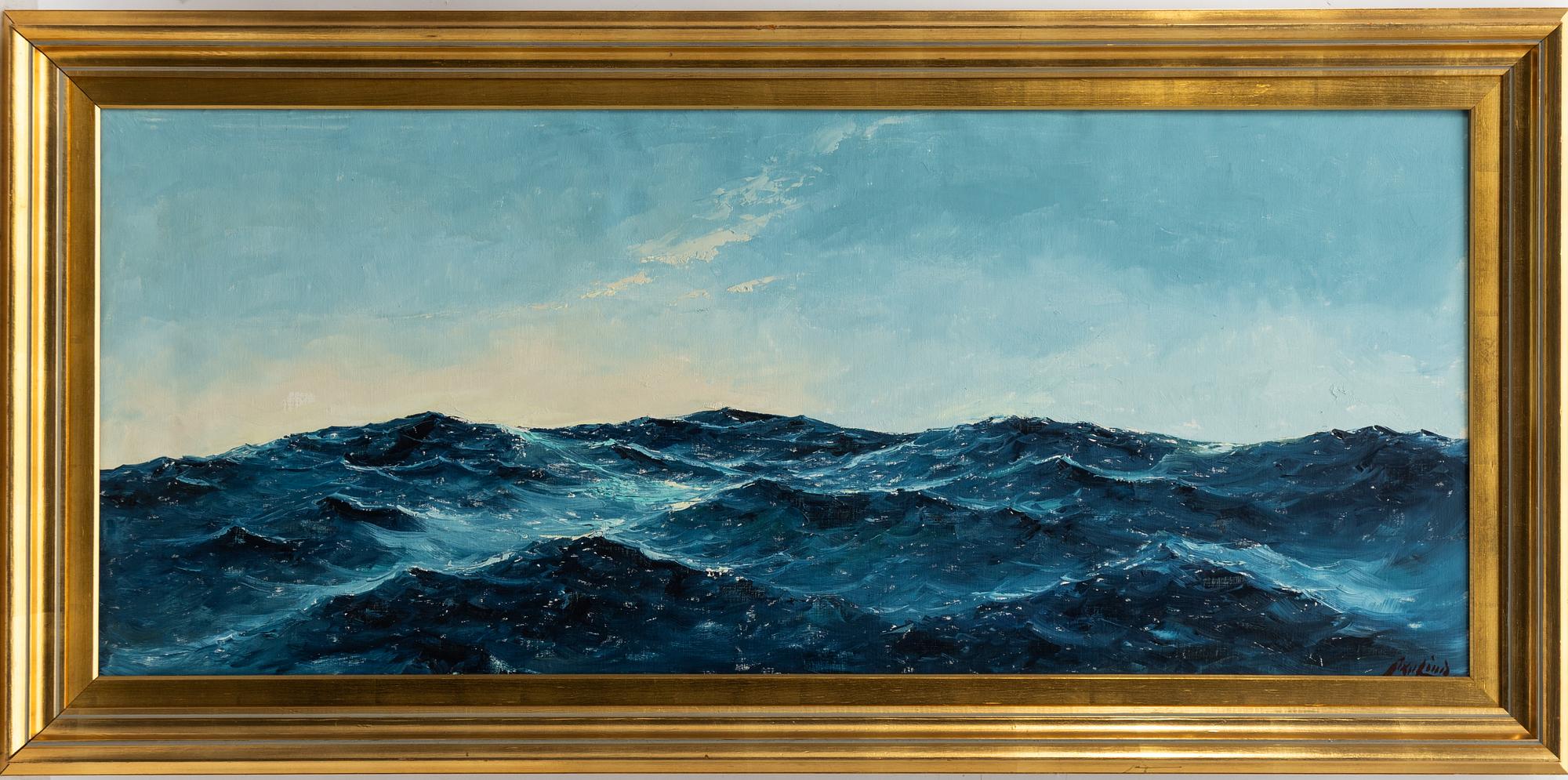Axel Lind, Undulating Sea.