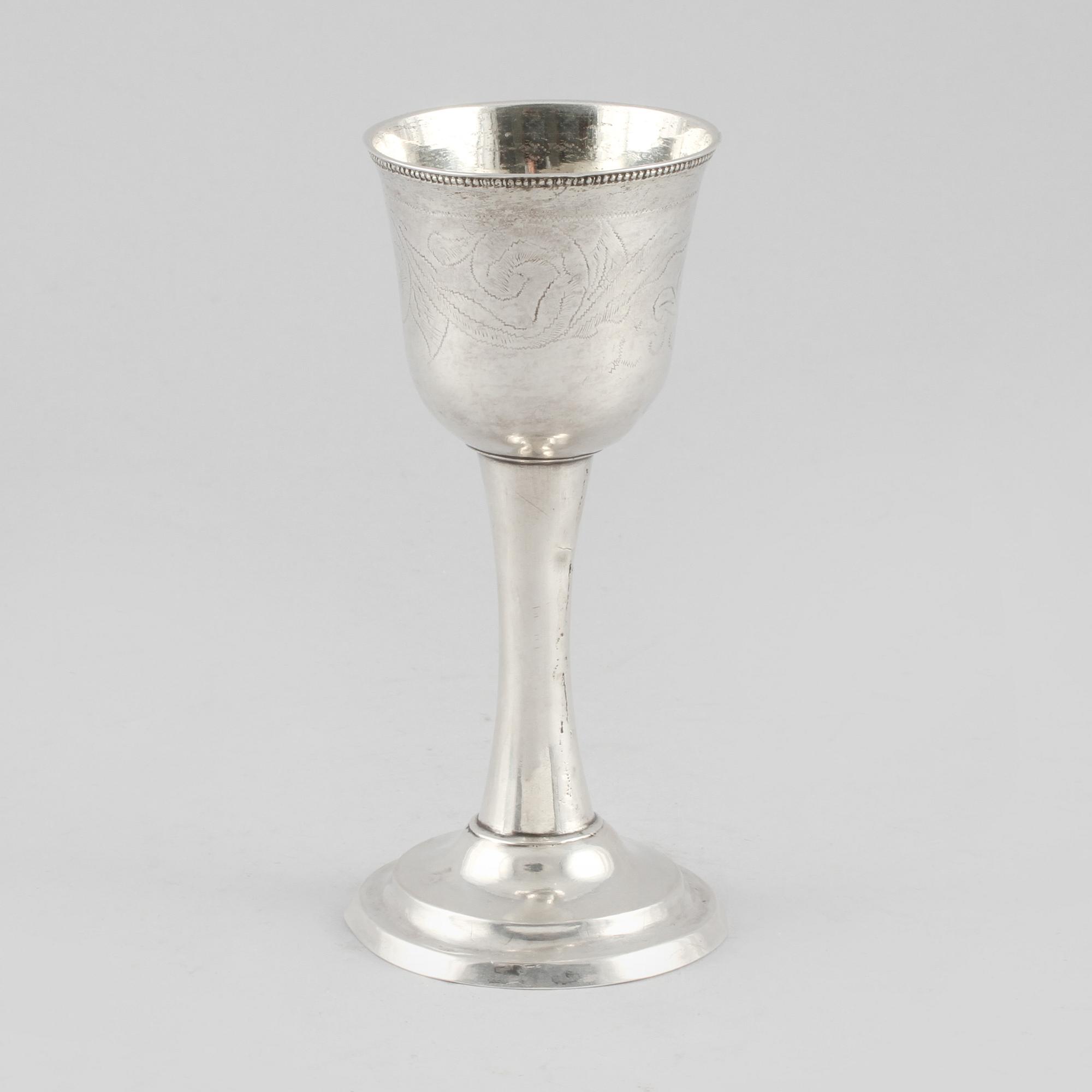 SUPKOPP, silver, Anders Hjulström, Köping, 1809. Vikt 40 g.