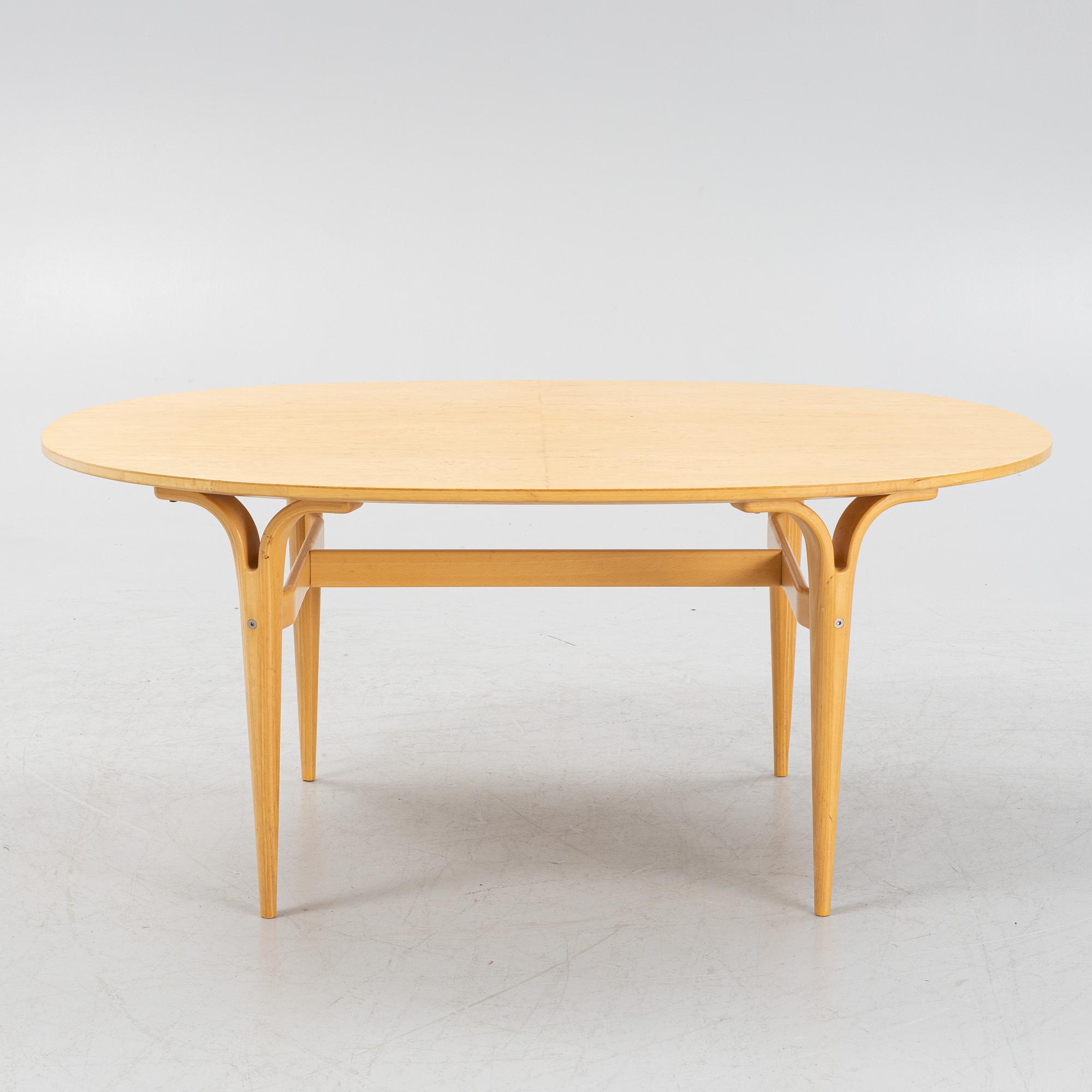 Bruno Mathsson and Piet Hein, a 'Annika' coffee table, Bruno Mathsson, second half of the 20th century.