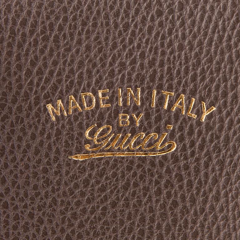 GUCCI Swing Medium Leather Tote Bag.