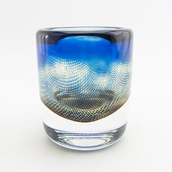 Sven Palmqvist, two vases, 'Kraka', Orrefors, late 20th century.