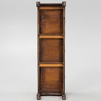 A chinese hardwood bench/low table with drawers, late Qing dynasty/early 20th Century.