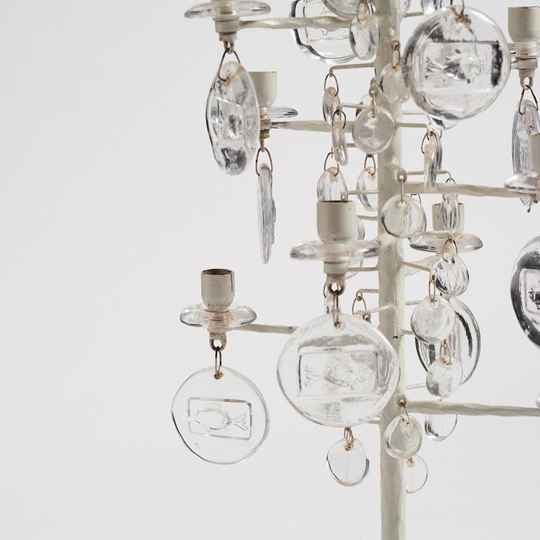 Erik Höglund, a floor candelabrum, Boda Smide, Sweden 1960-70s.