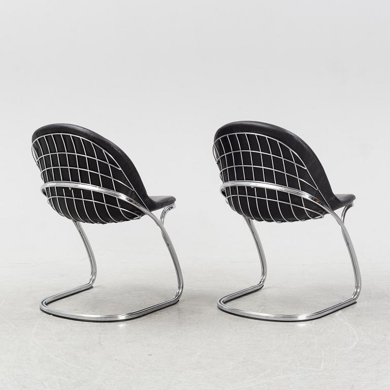 Gastone Rinaldi, stolar, ett par, "Pascale", Thema, 1970-tal.