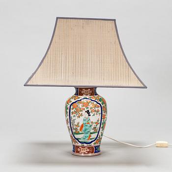 A Chinese porcelain table light from the first half of the 20th Century.