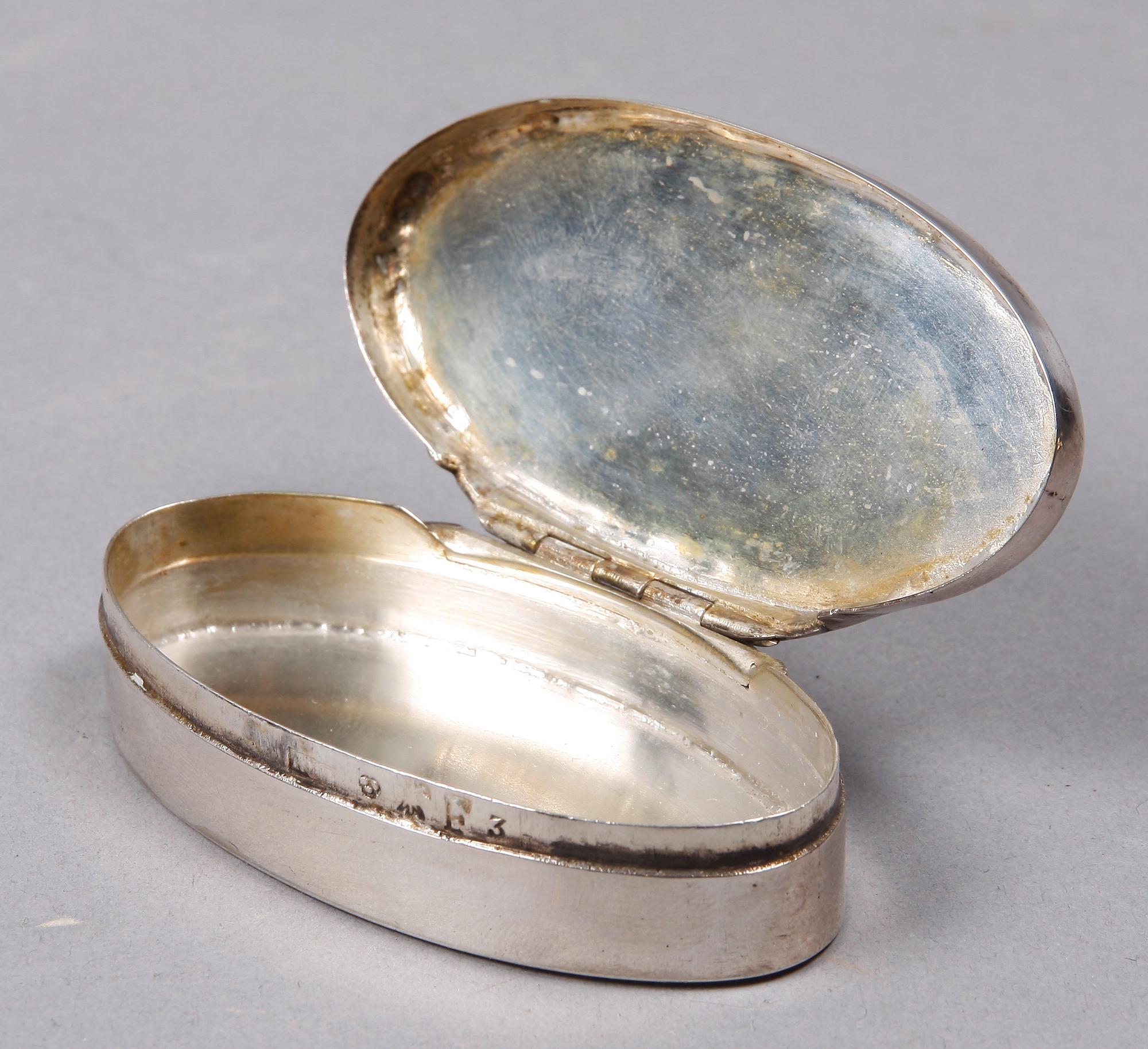 SNUSDOSA, silver, Johan Petter Hörling Enköping 1812.