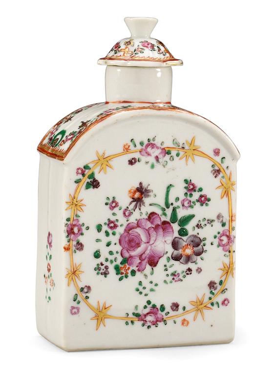 TEDOSA med LOCK, porslin. Qing dynastin, Qianlong (1736-95).