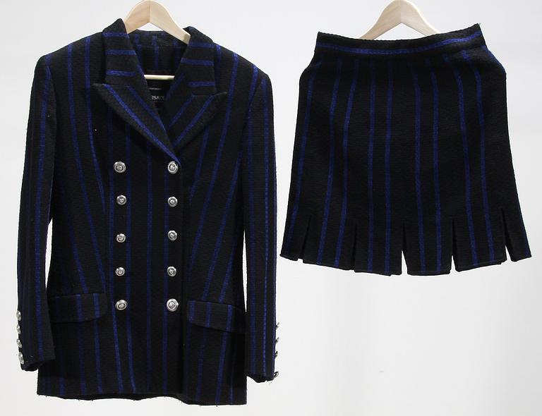 DRÄKT, 2 delar, Versace Jeans Couture, 1980-tal.