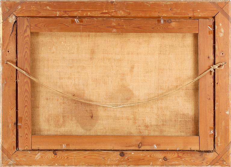 OKÄND KONSTNÄR, olja på duk, ej signerad, 1800-talets andra hälft.