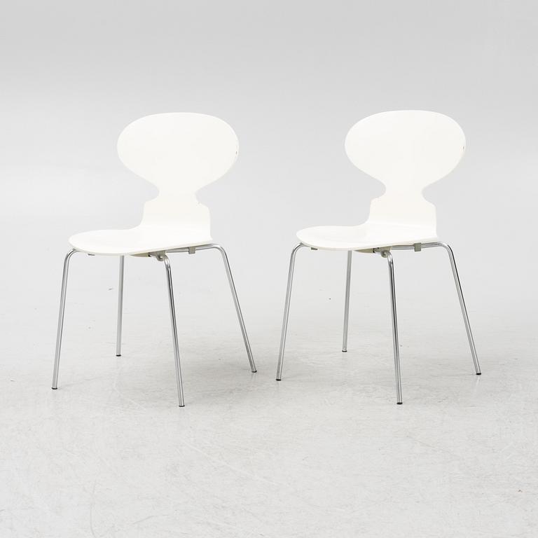 Arne Jacobsen, stolar, 8 st, "Myran", Fritz Hansen, Danmark,