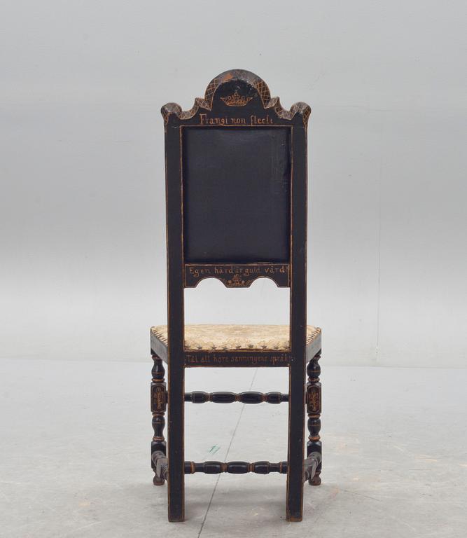 STOL, barock, provinsarbete. 1700-tal.