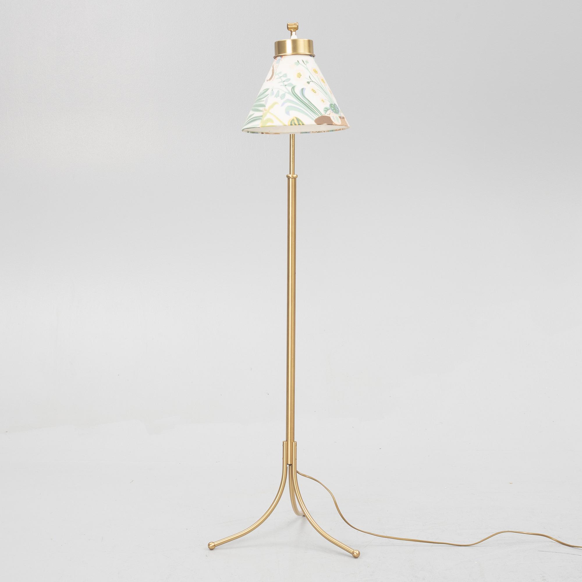 Josef Frank, a model 1842 floor lamp, Firma Svenskt Tenn, Sweden.