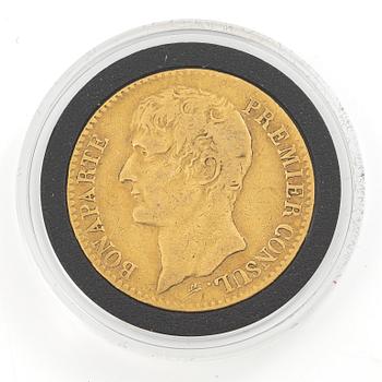 Guldmynt, Frankrike, Napoleon I, 40 franc, AN XI.