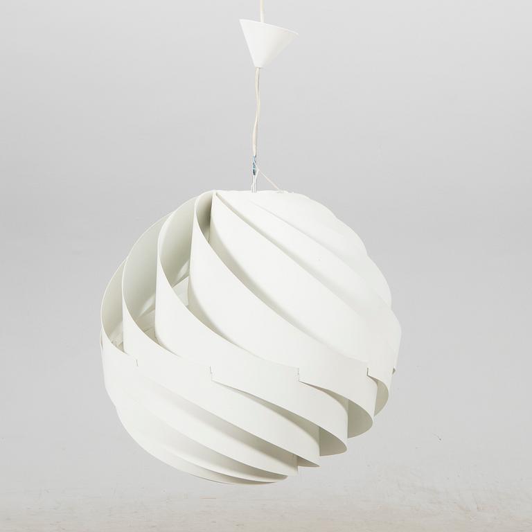 Louis Weisdorf, ceiling lamp "Turbo", Lyfa, Denmark, second half of the 20th century.