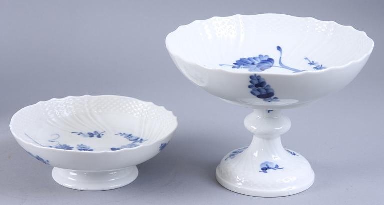 KAFFESERVIS, 39 delar, porslin, "Blå Blomst", Kongl. Dansk.