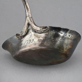 SLEV, silver samt trä, 1799.