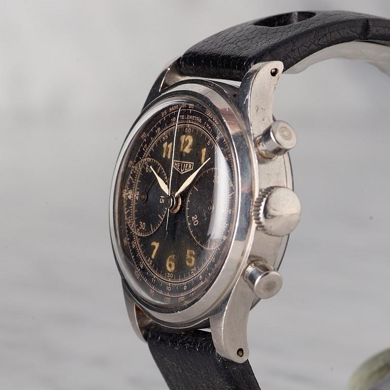 HEUER, chronograph, "Big Eyes".