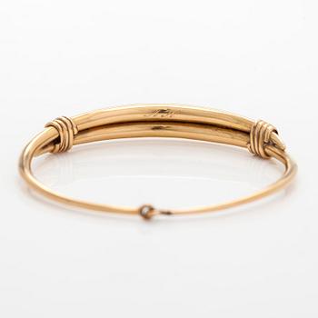 Kalevala koru, rannerengas, 18K kultaa, Helsinki 1947.