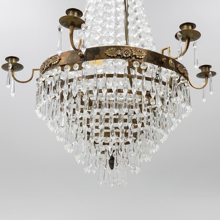Chandelier, Empire style, early 20th century.