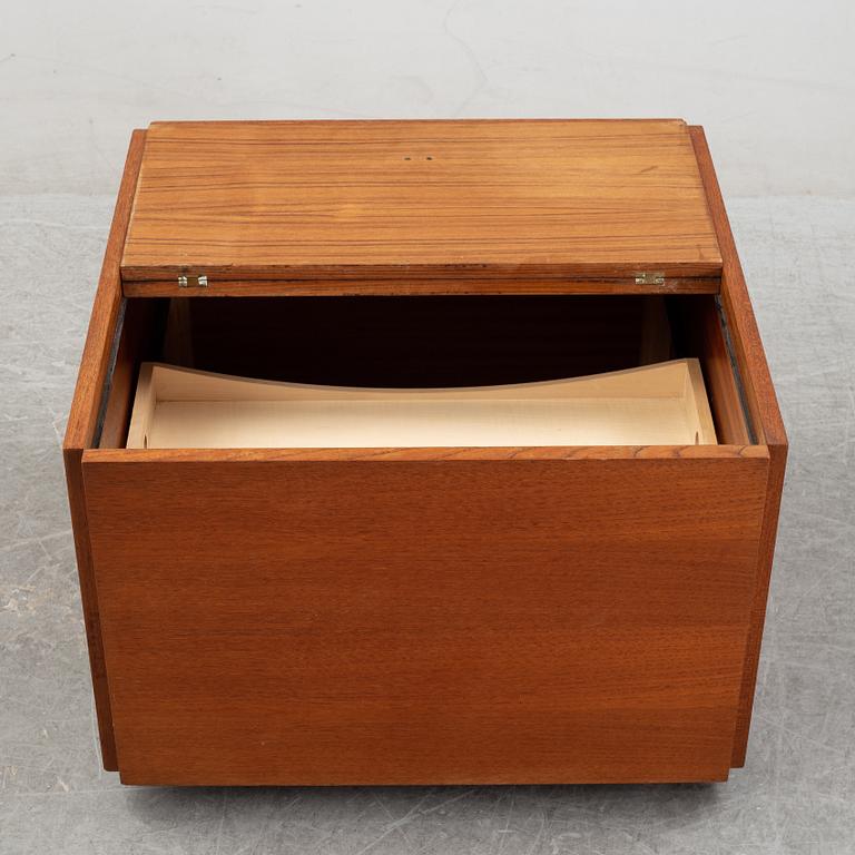 A teak bar cabinet by Verner Panton, Studioline, 1960's.