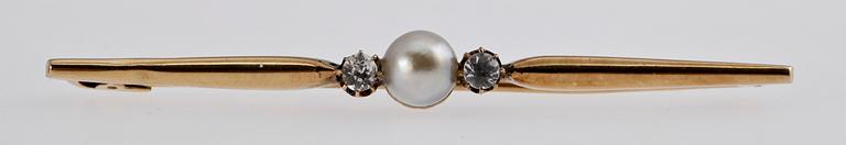 PARTI GULD, 4 delar, 18k guld, bl a Finland, sent 1800-tal - 1900-talets mitt. Tot ca 12 gr.