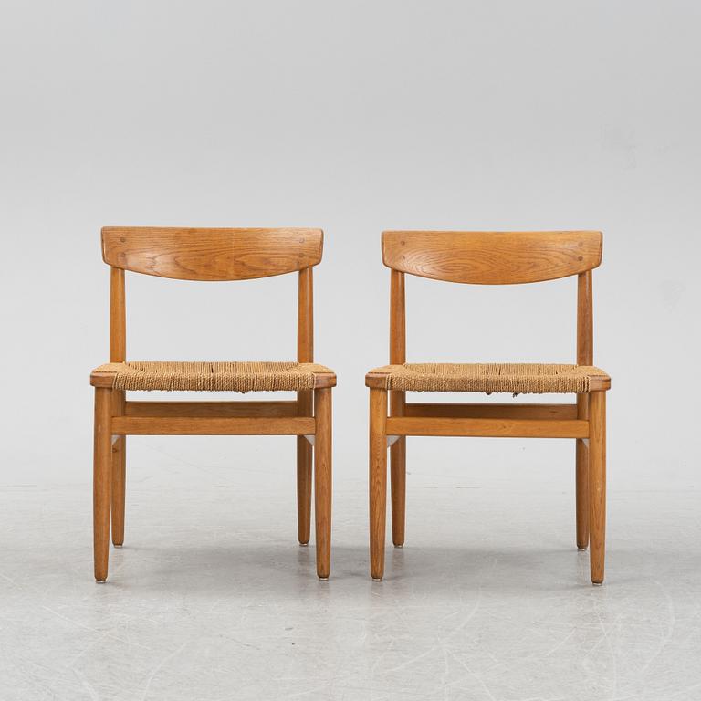 Børge Mogensen, an 'Öresund' dining table and six chairs, second half of the 20th Century.