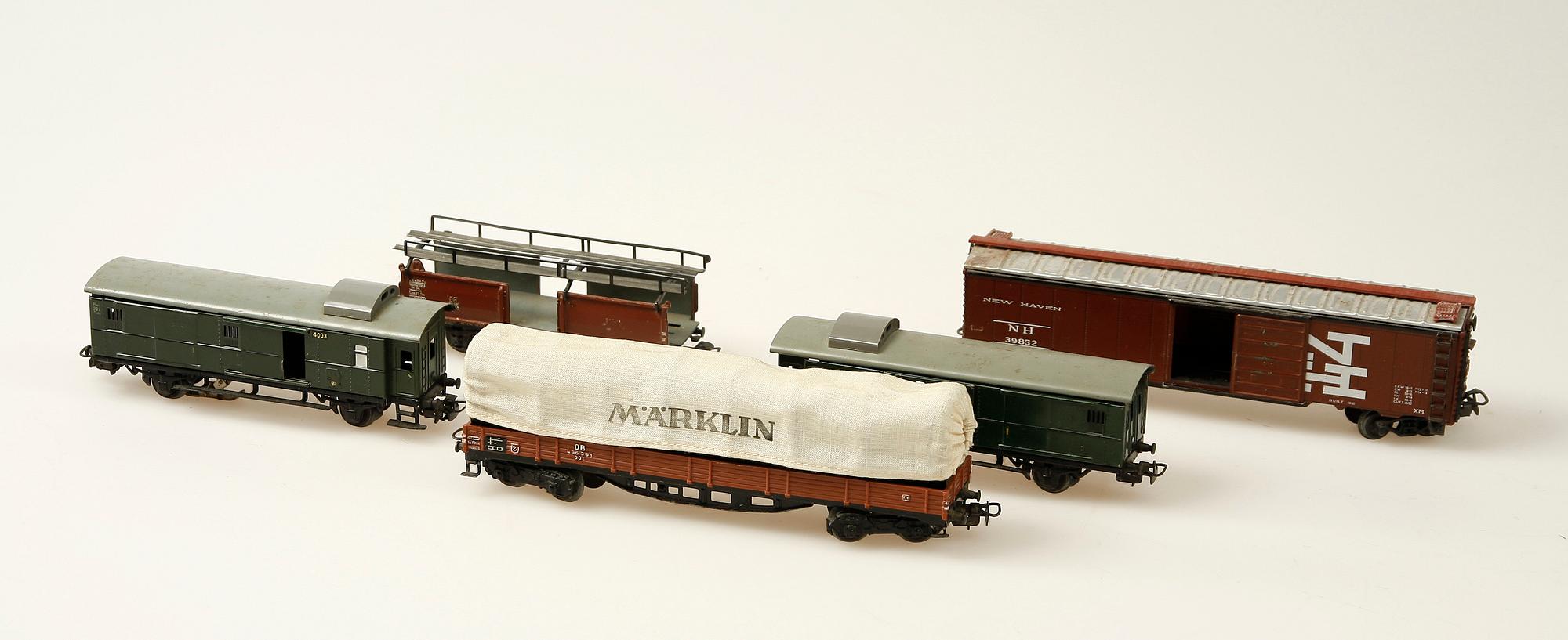 GODSVAGNAR, 15 st, Märklin, H0.
