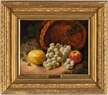 OLIVER CLARE, oil on panel, signed.