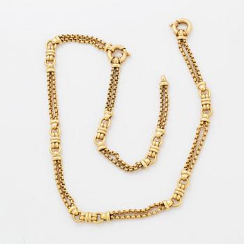 18K gold necklace/bracelet.