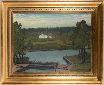 Otto Hesselbom, The Old Locks at Trollhättan.
