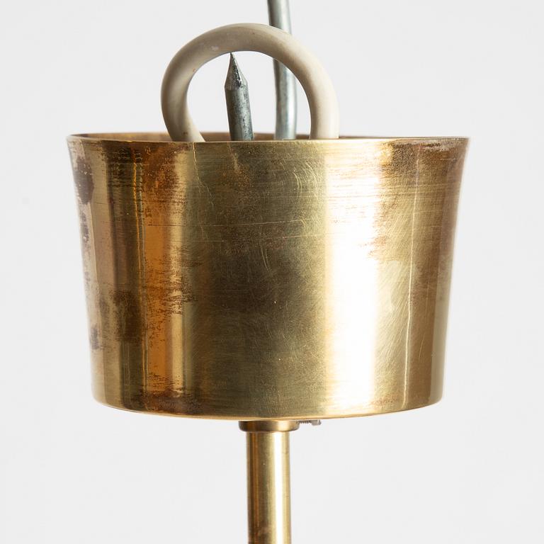 Carl Fagerlund, Ceiling lamps, a pair, Orrefors, second half of the 20th century.