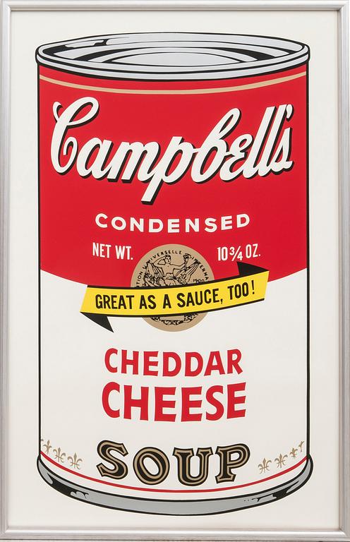 Andy Warhol, efter serigrafi.