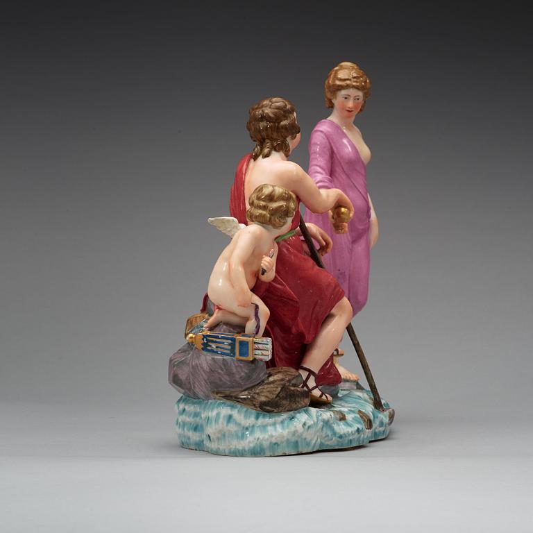FIGURGRUPP, porslin. Kungl Dansk, 1780-tal.