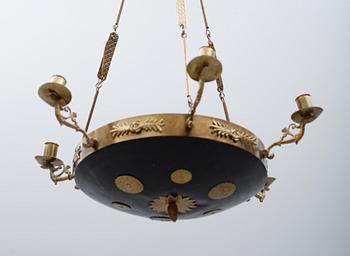 TAKAMPEL, empirestil, omkring år 1900. Höjd ca 70 cm.