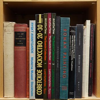 Björn Springfeldt's art library.