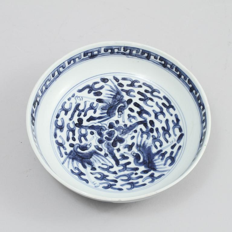 SKÅL, porslin, Kina, sen Qing-dynasti.