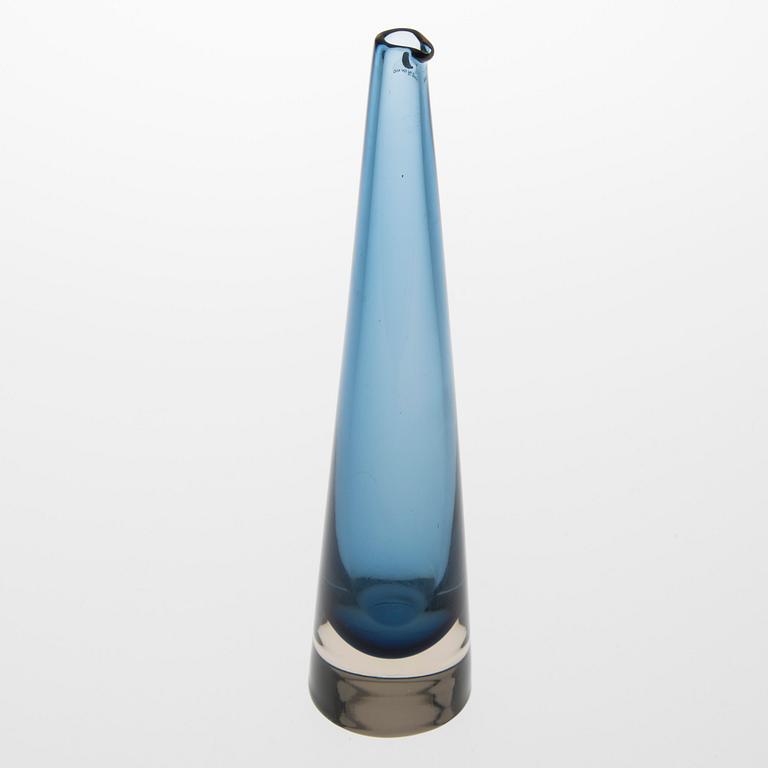 TIMO SARPANEVA, KARAFF, glas, "Jääpuikko" (Istapp), signerad Timo Sarpaneva Iittala -56.