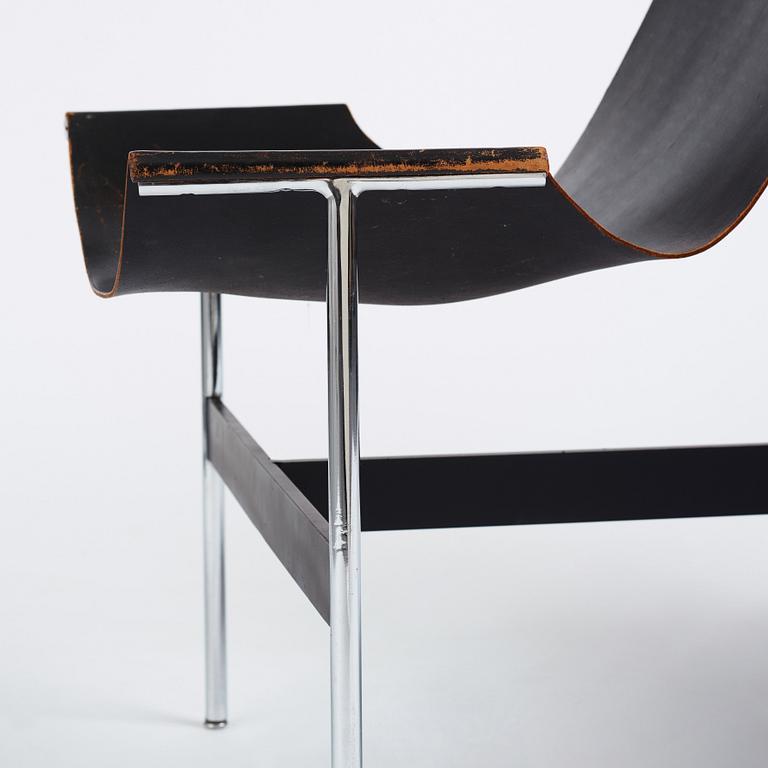 William Katavolos, Douglas Kelley & Ross Littell, 4 stolar modell "3LC T-Chair", Laverne International, USA, efter 1952.