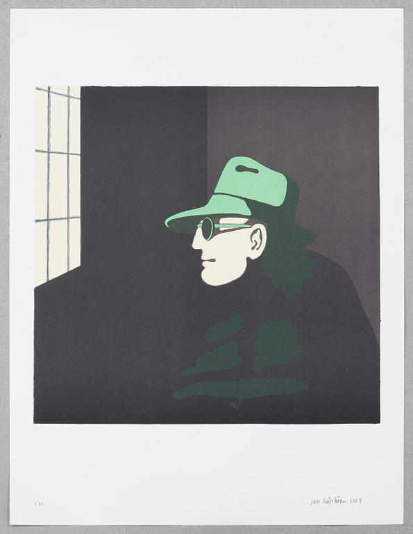 JAN HÅFSTRÖM, a litograph in color, signed, numbered 1/90 and dated 2008.