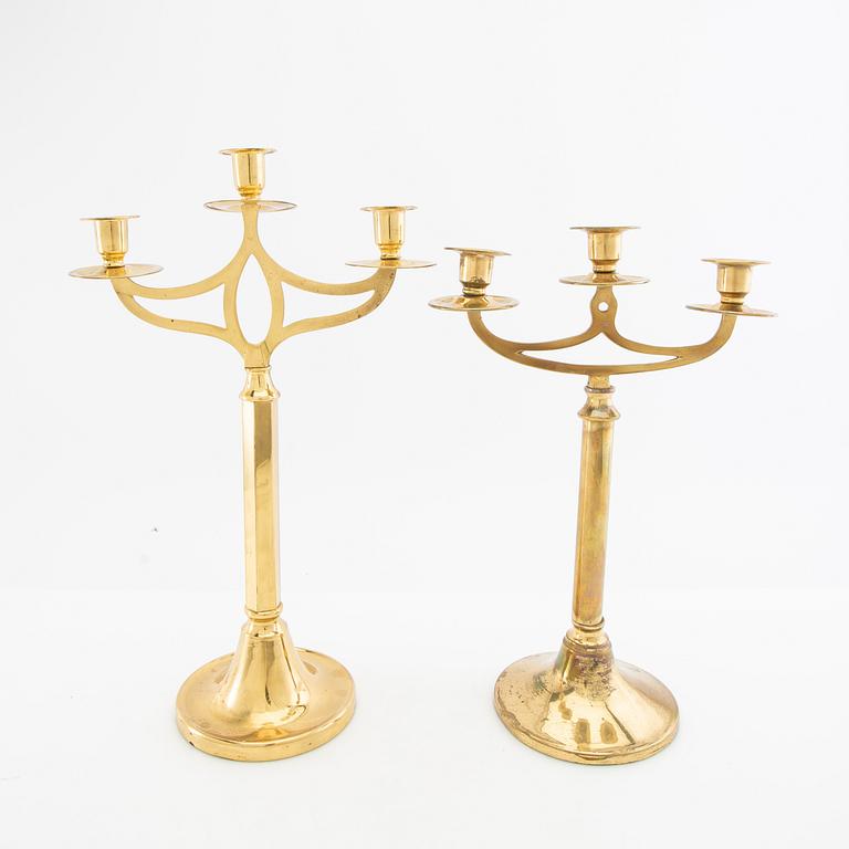 Kandelabrar 2 st 1900-talets första hälft.