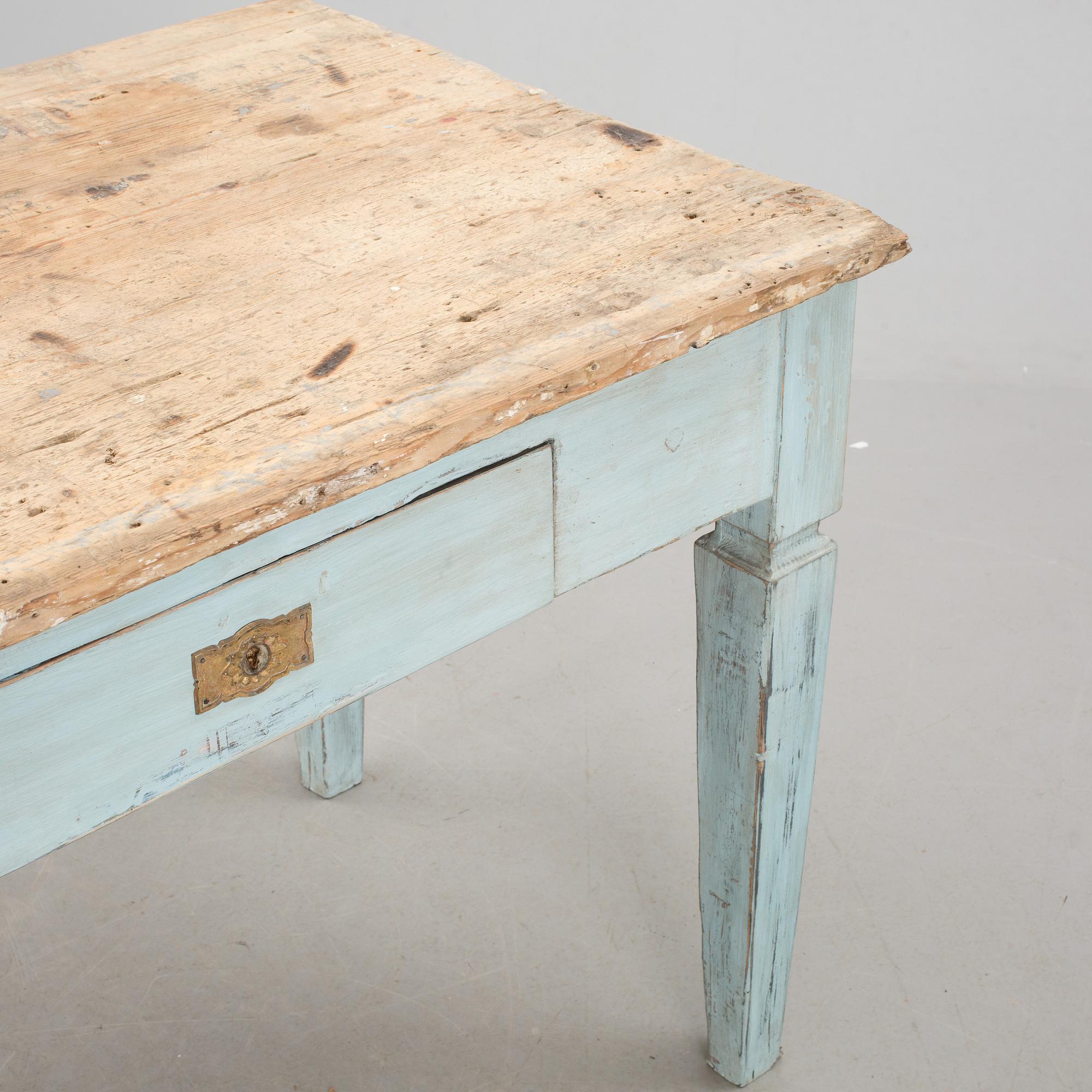 LÅNGBORD, allmoge, 1800-tal.