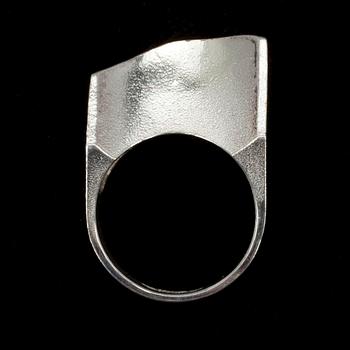 RING, silver, "Carina" Björn Weckström, Lapponia 1974.