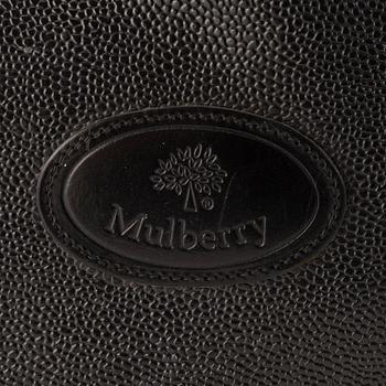 MULBERRY Vintage Black Scotchgrain Shopper Bag.
