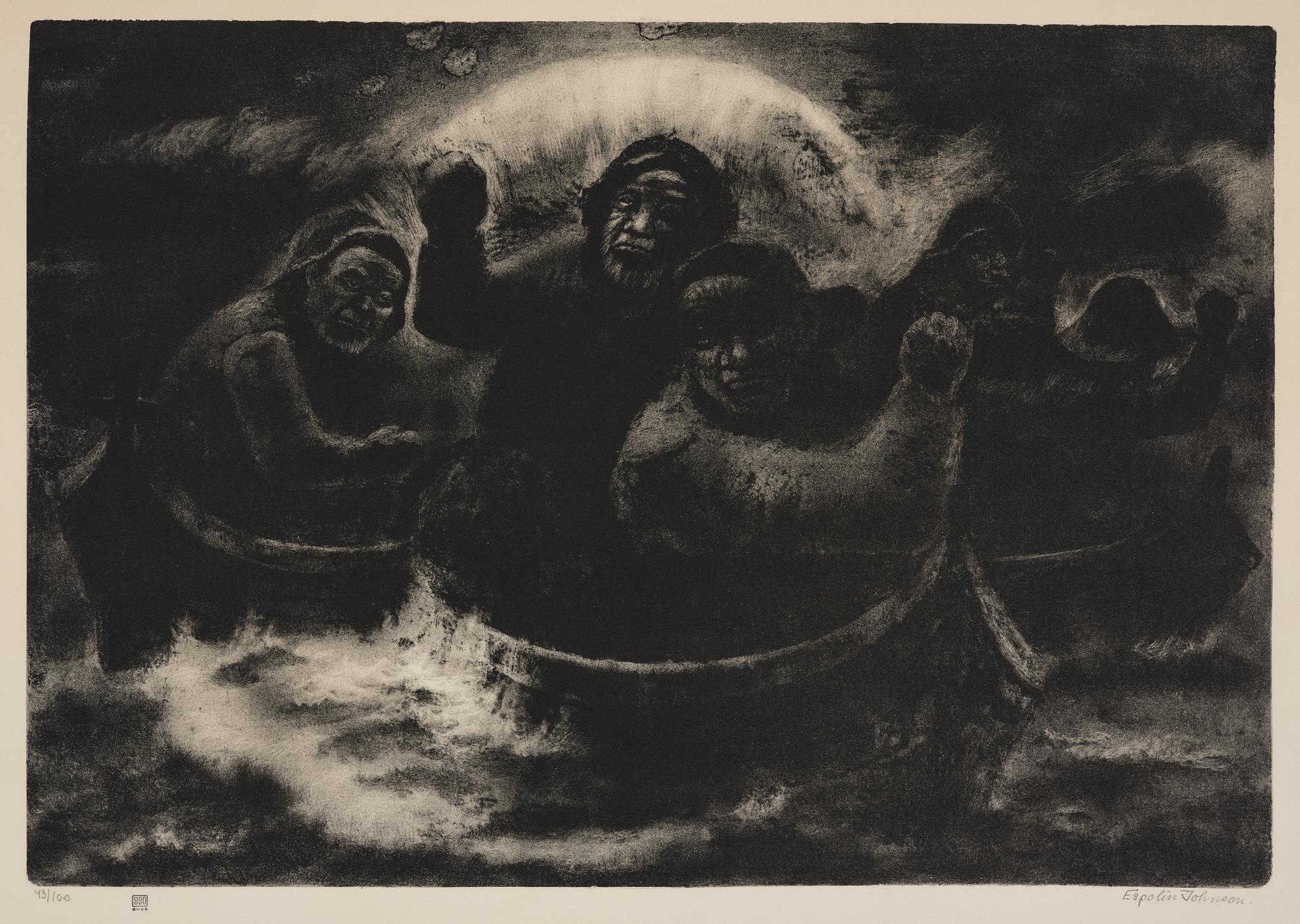 Kaare Espolin Johnson, Untitled from: "Hommage aux Prix Nobel" (The Nobel Prize Portfolio).